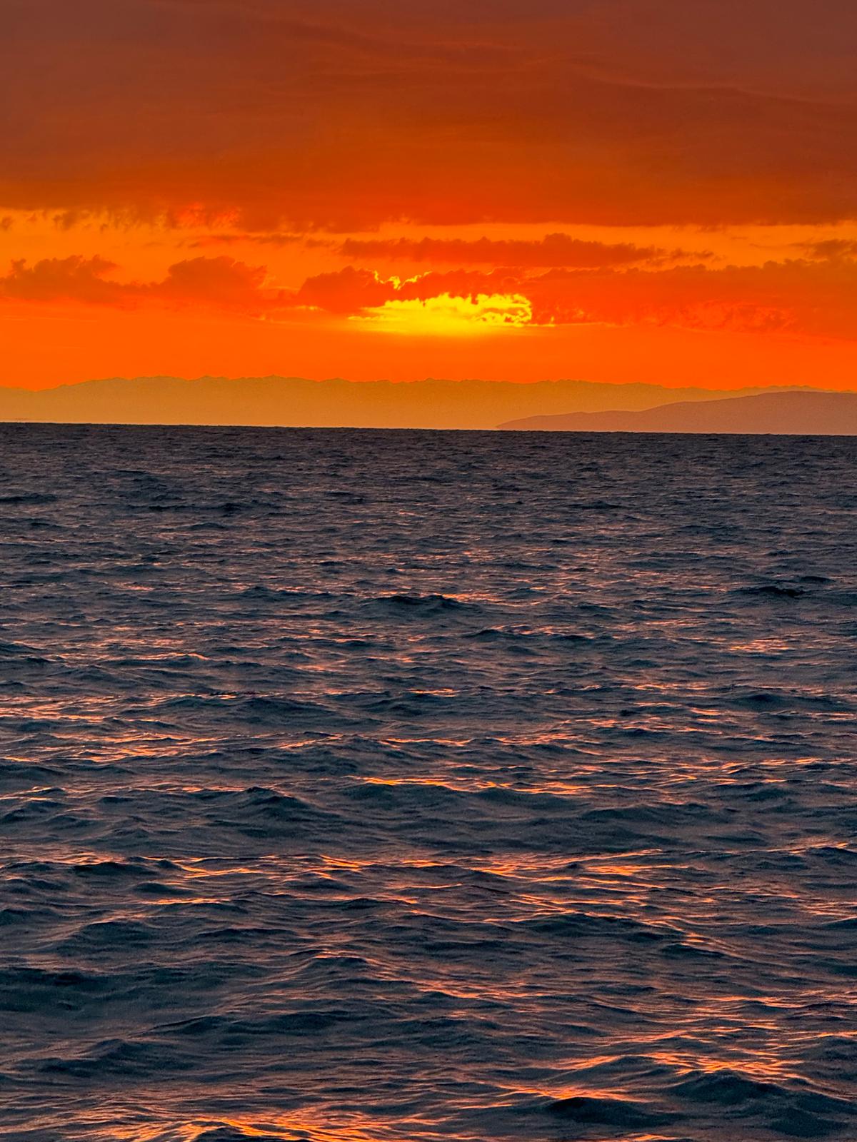 Tramonto Adriatico - La flotta al crepuscolo